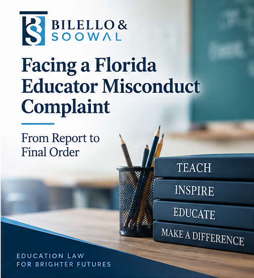 Facing Florida Educator Misconduct Complaint