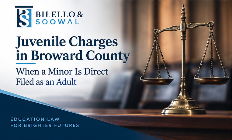 Juvenile Charges in Broward County